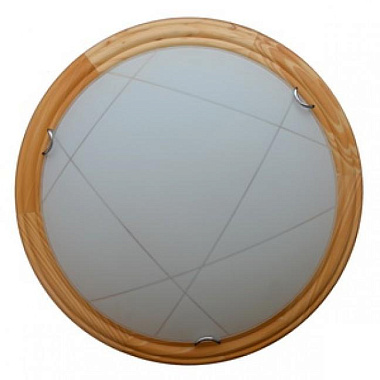 Плафон 15-300-02 "Контур"  глянец. сосна D360, 2*Е27 2903/с