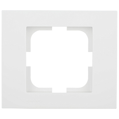 Рамка 1-постовая Ovivo Grano белый
