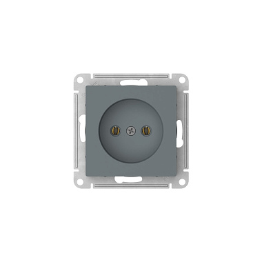 Розетка 1 СП 16А механизм безвинт. зажим SE AtlasDesign грифель
