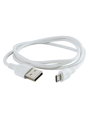 Дата-кабель (USB - micro USB) 1м белый ДК4 TDM