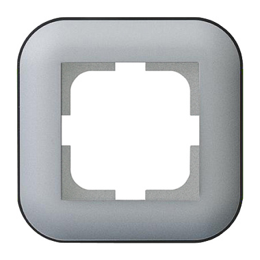 Рамка 1-постовая Ovivo Loft серебро