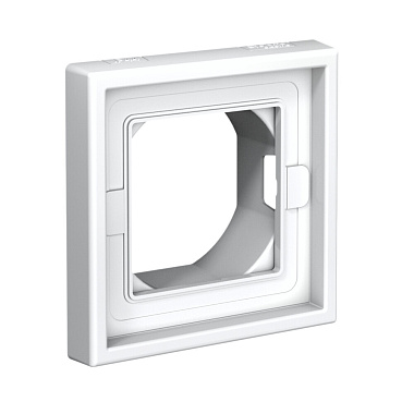 Рамка 1-постовая IP44 SE ArtGallery Aqua белый