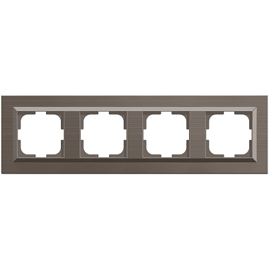 Рамка 4-постовая Ovivo Quantum медь