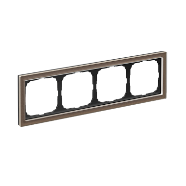 Рамка 4-постовая орг. стекло SE ArtGallery Pure мокко