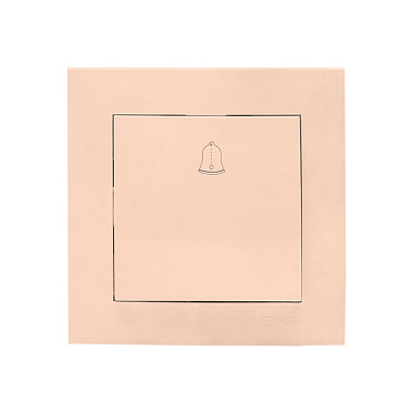 Кнопка звонка 1 СП 10А EKF Валенсия кремовый