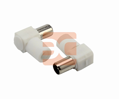 Штекер TV (без пайки) угловой Rexant