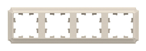 Рамка 4-постовая SE AtlasDesign Antique бежевый