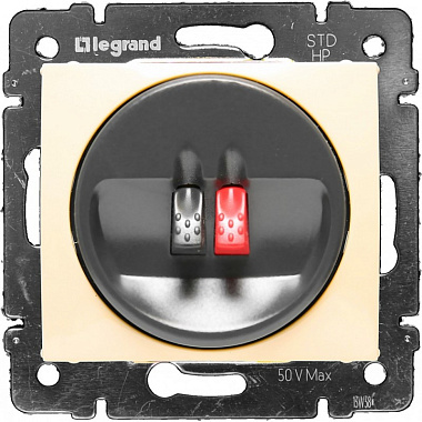 Розетка 1 СП аудио механизм Legrand Valena слоновая кость