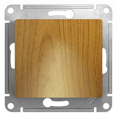 Вывод кабеля механизм SE Glossa дуб