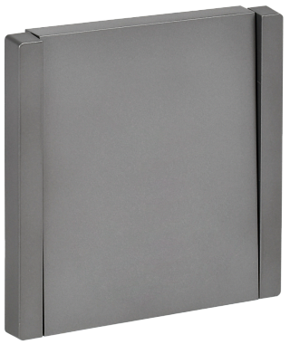 Выключатель 1 СП 10А с самовозв. IEK FP510 Forte&Piano сталь