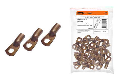 Наконечник кабельный медный ТМ  35-10-10 TDM
