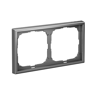 Рамка 2-постовая универсальная SE ArtGallery сталь