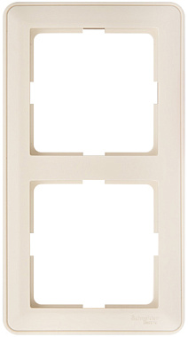 Рамка 2-постовая SE W59 слоновая кость