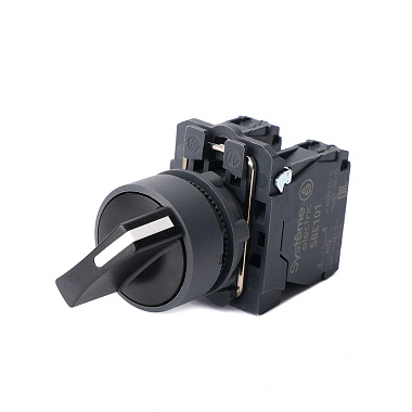 Переключатель 3 позиции 22мм  в сборе модульный с фиксацией SB5 SE