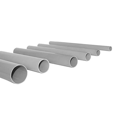 Труба ПВХ гладкая D=63мм легкая (10х3метра) Рувинил серая