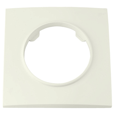 Рамка 1-постовая квадратная Bylectrica Прованс бежевый