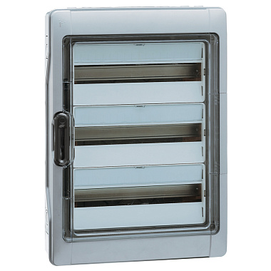 Бокс навесной 36 мод. 622х340х161 IP65 Legrand Plexo серый