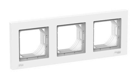 Рамка 3-постовая IP44 SE AtlasDesign Aqua белый