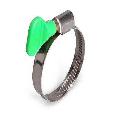 Хомут червячный  (16-25)/W2 PLB-9 бабочка Fortisflex