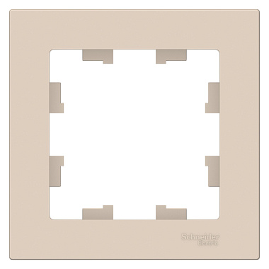 Рамка 1-постовая SE AtlasDesign бежевый