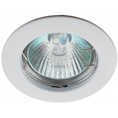 Светильник точечный MR16 12V 50W литой белый ЭРА C0043653