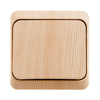 Переключатель 1 ОП 10АХ SE Этюд сосна