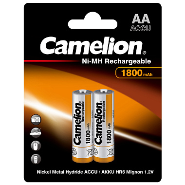 Аккумулятор АА 1.2V 1800mA*ч 2BL Camelion