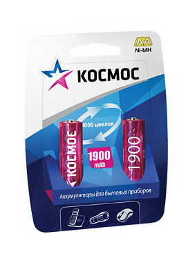 Аккумулятор КОСМОС R6 NI-MH 1900 mAh 2BL