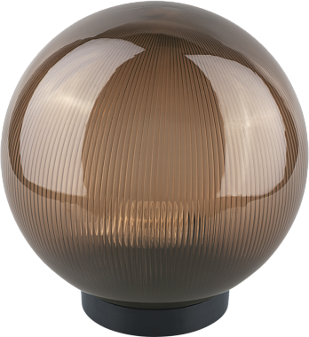 Светильник светодиодный садово-парковый шар Е27 d200мм дымчатый призма Navigator 95 539