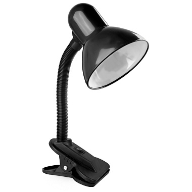 Светильник настольный Camelion KD-320  C02 черный с прищепкой
