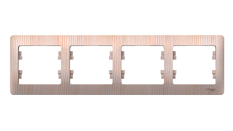 Рамка 4-постовая гориз. SE GLOSSA сосна
