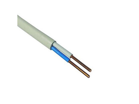 ПУНП 2х2,5 Провод бытовой плоский белый ГОСТ (ККЗ)