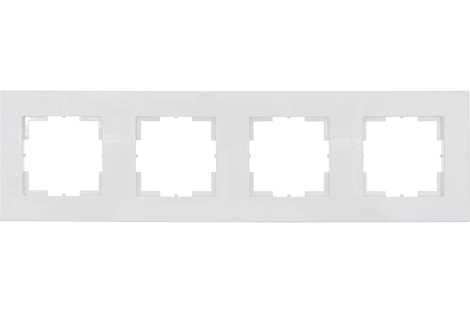 Рамка 4-постовая Кунцево-Электро Аксиома белый