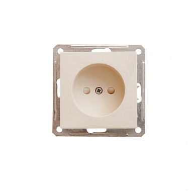 Розетка 1 СП 16А с з/шт механизм SE W59 слоновая кость