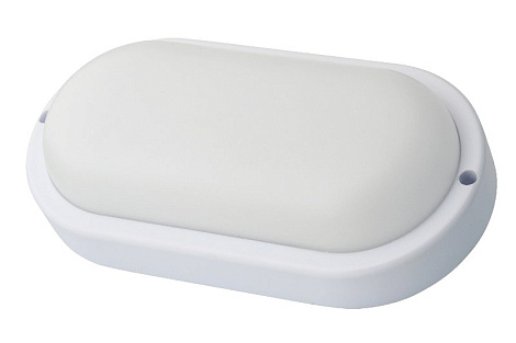 Светильник светодиодный  12Вт 4000К 220В IP54 овал влагозащ. с МВ датч. Ultraflash