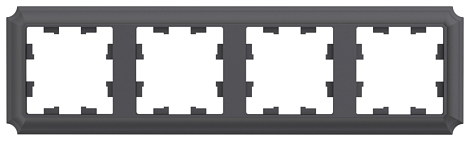 Рамка 4-постовая SE AtlasDesign Antique базальт