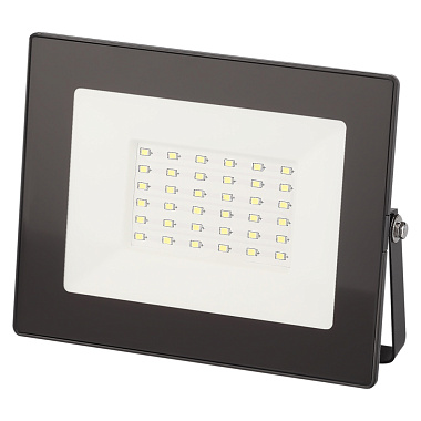 Прожектор светодиодный  50Вт 6500К IP65 4000Лм черный ЭРА Б0050952