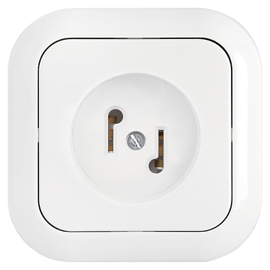 Радиорозетка 1 СП Bylectrica Гармония белый