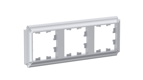 Рамка 3-постовая SE AtlasDesign Antique алюминий