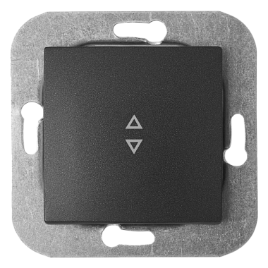 Выключатель 1 СП 10А проходной механизм Bylectrica Уют графит