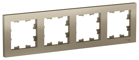 Рамка 4-постовая SE AtlasDesign шампань