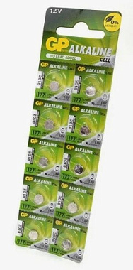 Элемент питания LR66 AG4 часовой алкалиновый 10BL GP