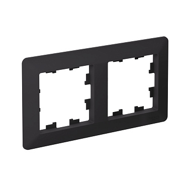 Рамка 2-постовая SE AtlasDesign Air карбон/дымчатый черный