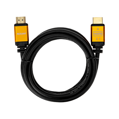 Кабель HDMI - HDMI 2.1 длина 2м Gold Rexant