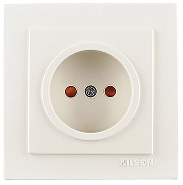 Розетка 1 СП 16А с з/шт Nilson Touran/Alegra/Thor кремовый