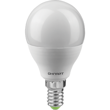 Лампа светодиодная Е14 12Вт 4000К 176-264В шар Онлайт 90 061