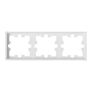Рамка 3-постовая Bylectrica Carre белый