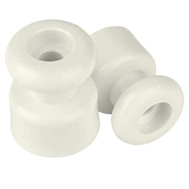 Изолятор для ретро провода армлен большой (упак/10шт) Bylectrica Ретро бежевый