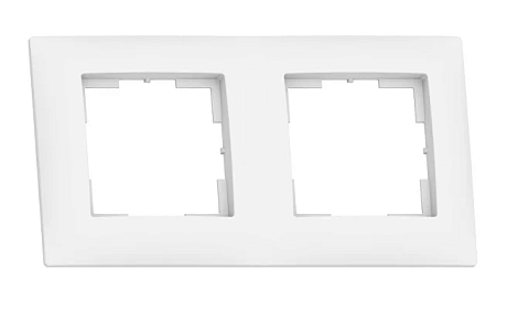 Рамка 2-постовая Кунцево-Электро Мария белый