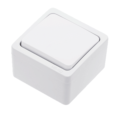 Выключатель 1 ОП 10А Ne-ad Murat белый